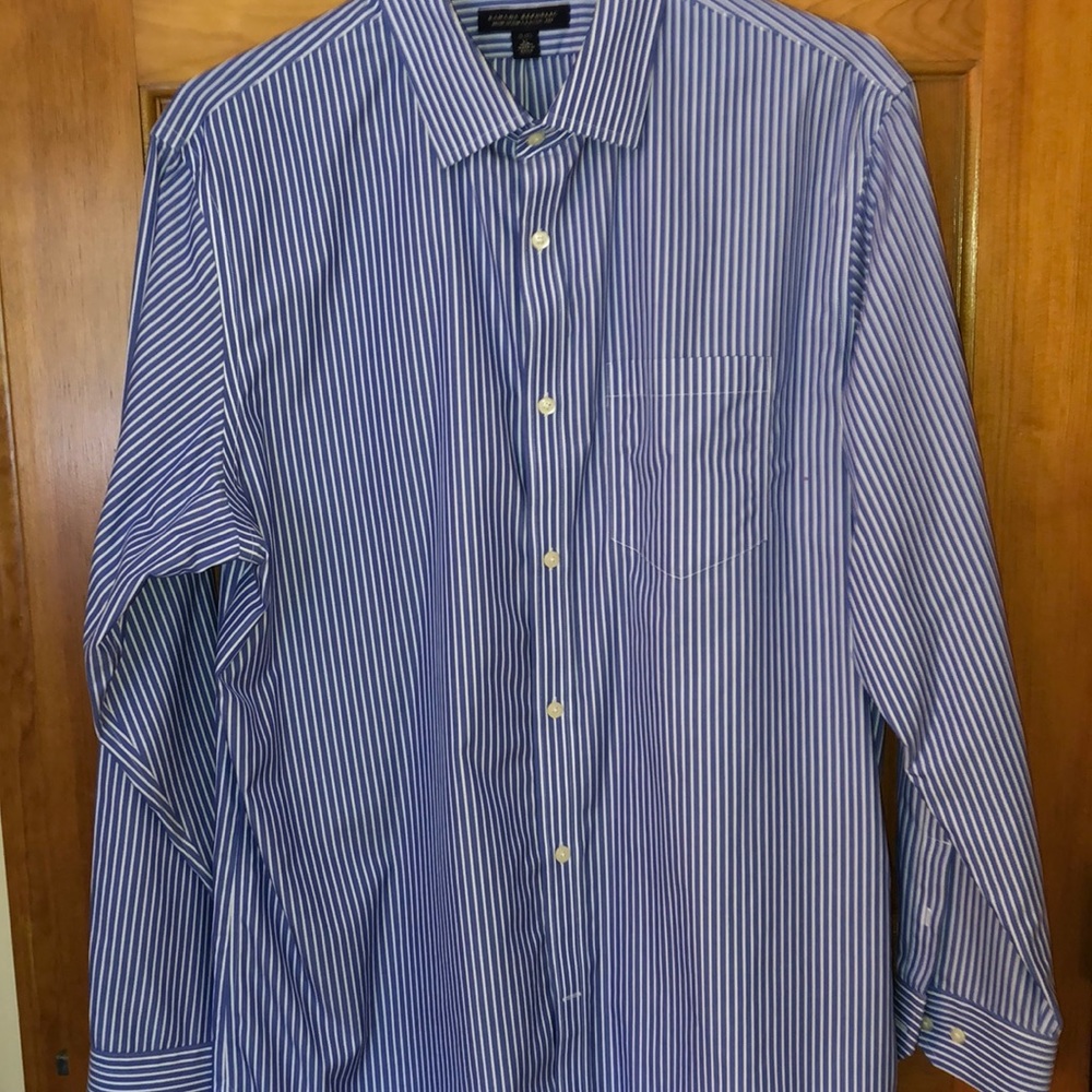 Banana Republic Non Iron Shirt 17 - 17 1/2